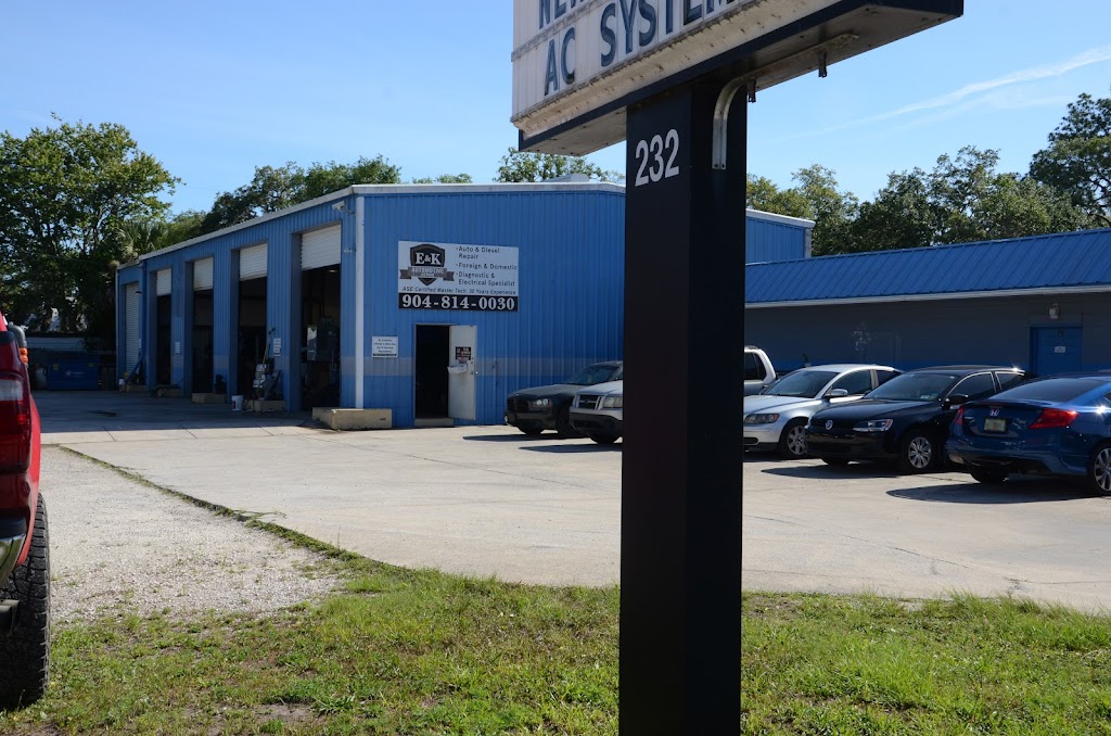 E&K Automotive Repair and Sales | 232 FL-16, St. Augustine, FL 32084, USA | Phone: (904) 814-0030