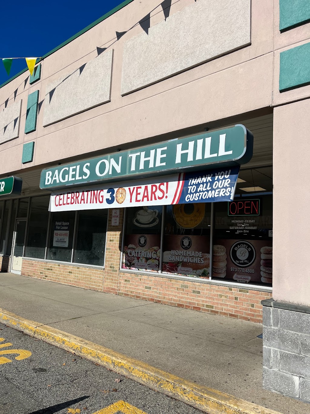 Bagels On the Hill | 175 Lakeside Blvd, Landing, NJ 07850, USA | Phone: (973) 770-4800