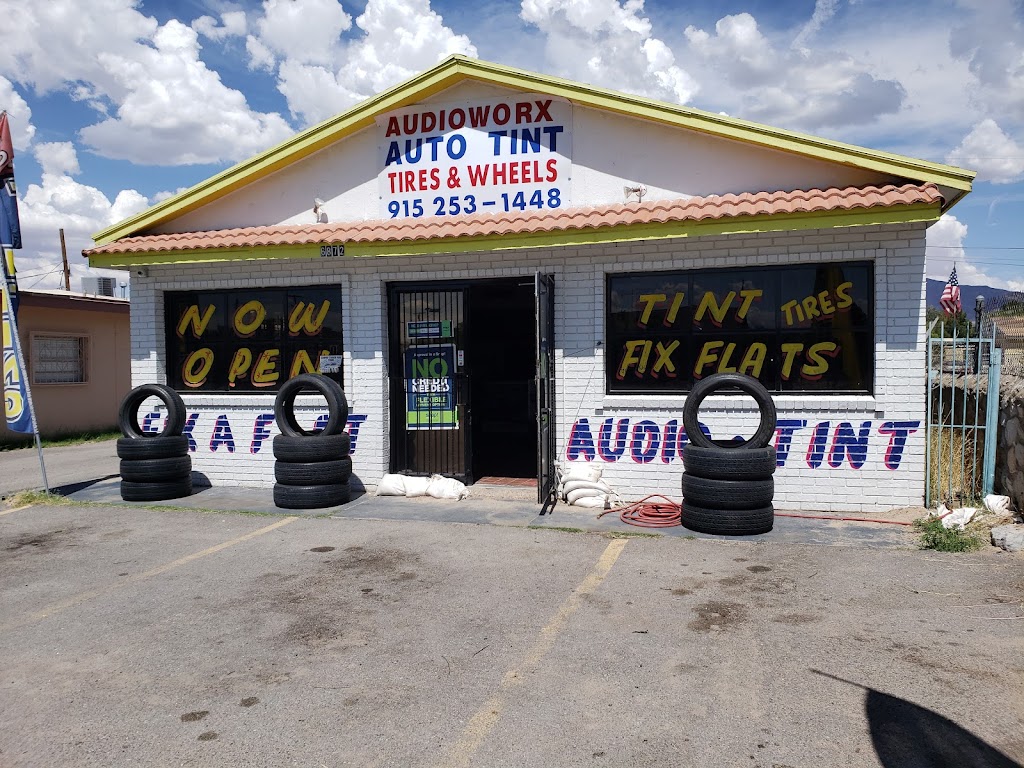 Audioworx and tires | 6872 Doniphan Dr, Canutillo, TX 79835, USA | Phone: (915) 253-1448