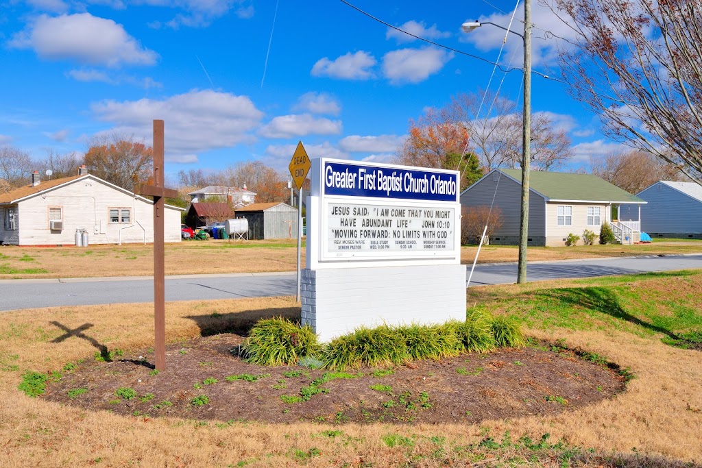 Greater First Baptist Church Orlando | 600 Factory St, Suffolk, VA 23434, USA | Phone: (757) 539-0032