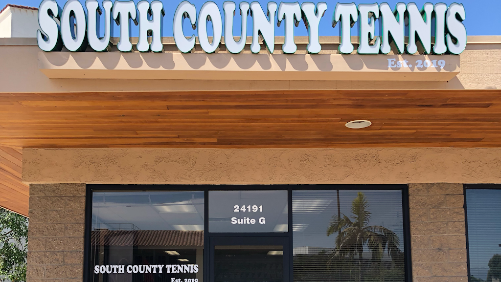 South County Tennis Shop | 24191 Paseo De Valencia suite g, Laguna Woods, CA 92637, USA | Phone: (949) 328-9637