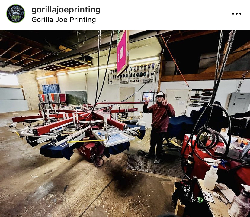 Gorilla Joe Printing | 31 Woodbine Ave, Youngstown, OH 44505, USA | Phone: (234) 719-1861