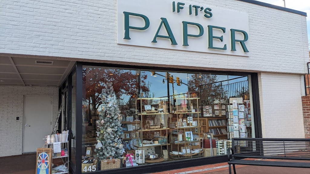 If Its Paper | 445 Daniels St, Raleigh, NC 27605, USA | Phone: (919) 615-4333