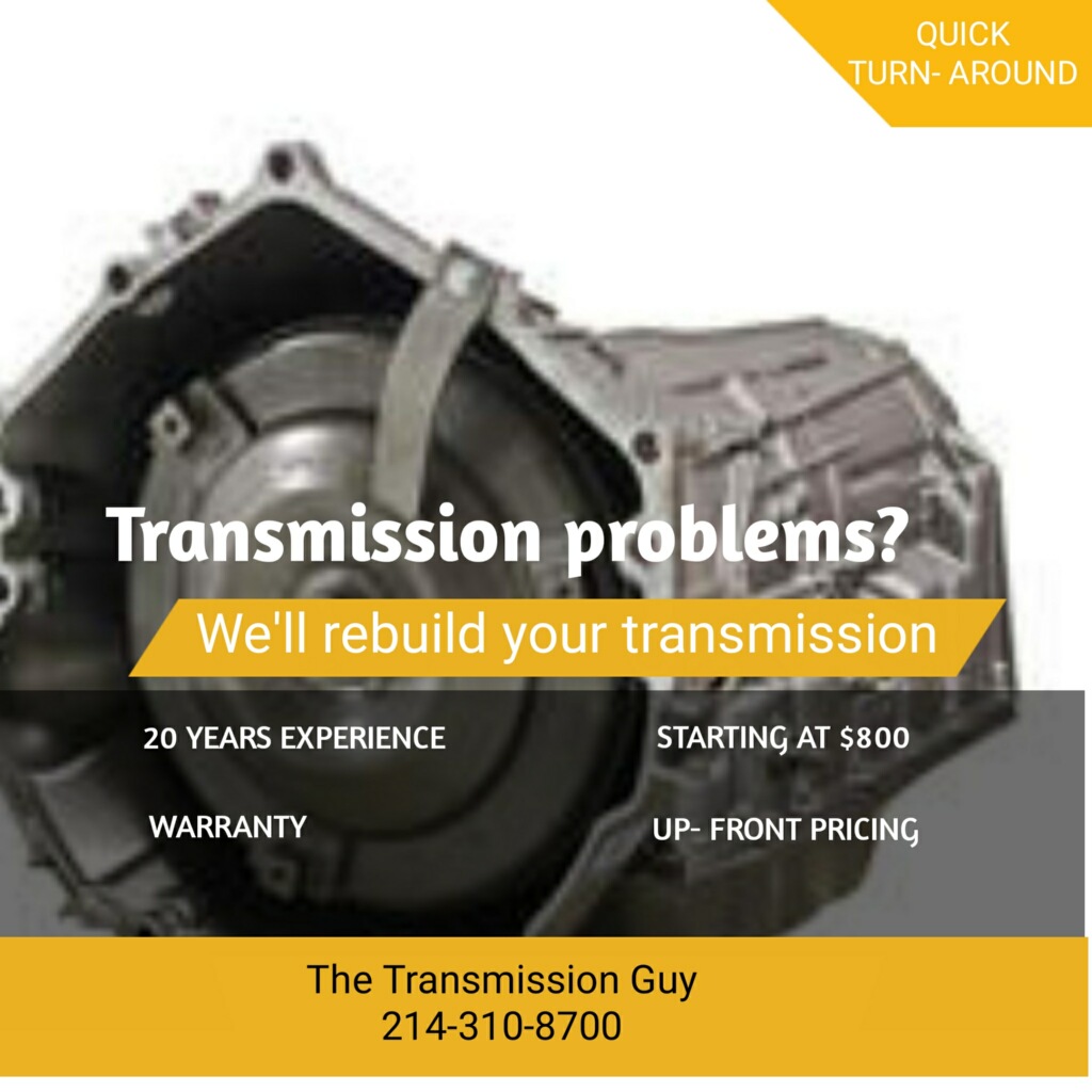 Transmission Guy | 1329 Co Rd 278, Melissa, TX 75454, USA | Phone: (214) 310-8700