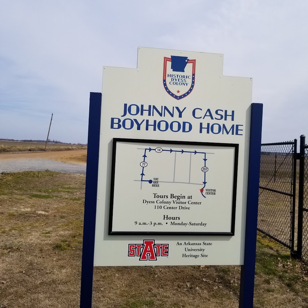 Johnny Cash Boyhood Home | 110 Center Dr, Dyess, AR 72330, USA | Phone: (870) 764-2274