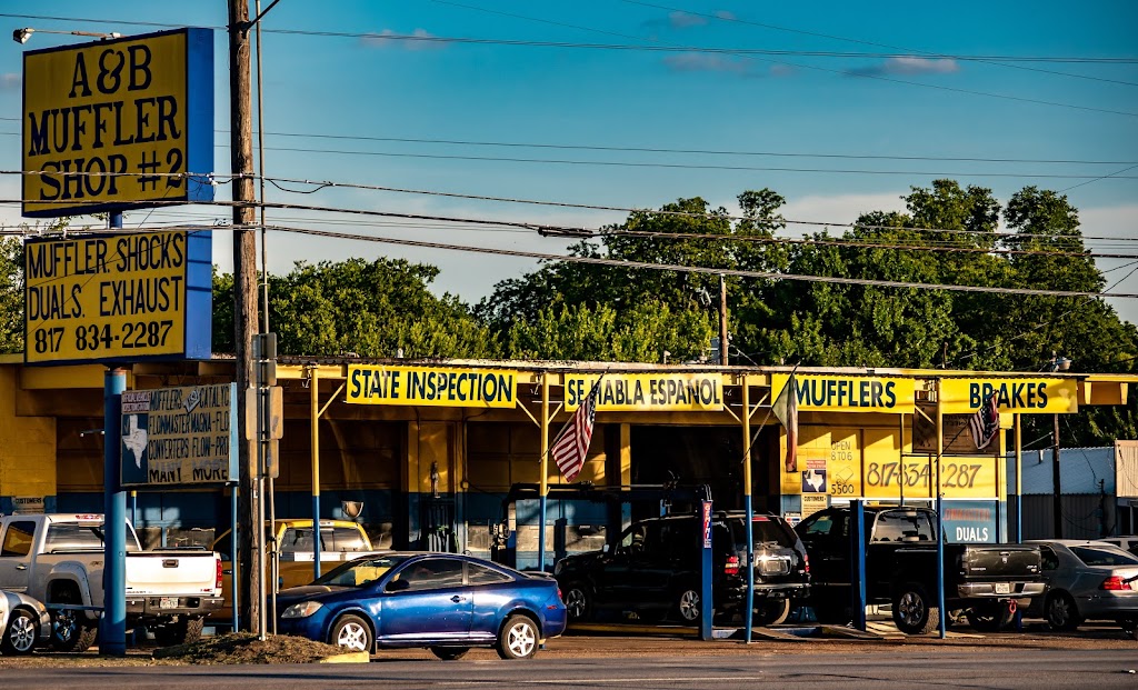 A & B Muffler Shop #2 | 5500 E Belknap St, Haltom City, TX 76117, USA | Phone: (817) 834-2287