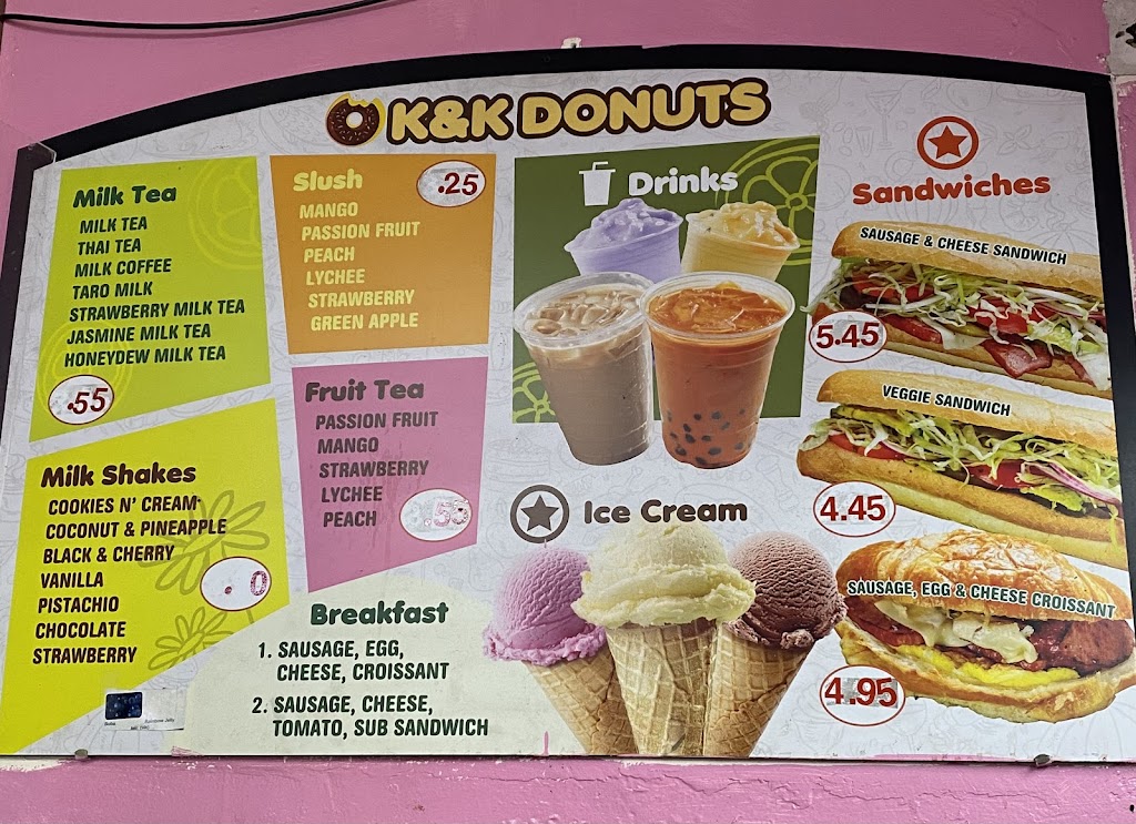 K & K Donuts | 2101 Sunset Blvd, Los Angeles, CA 90026, USA | Phone: (213) 483-7417