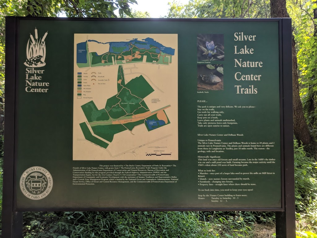 Silver Lake Nature Center | 1306 Bath Rd, Bristol, PA 19007, USA | Phone: (215) 785-1177