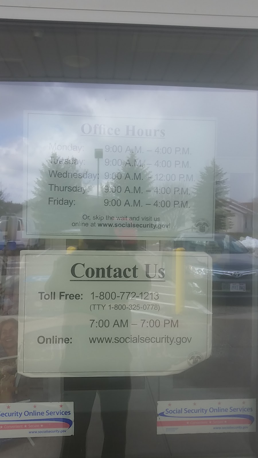 Social Security Administration | 4035 Jefferson St, Medina, OH 44256, USA | Phone: (800) 772-1213