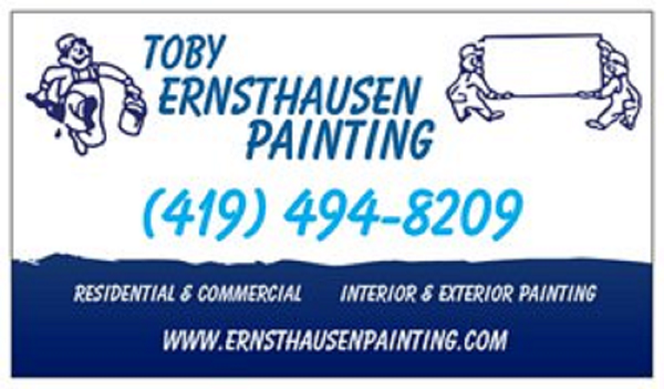 Toby Ernsthausen Painting & Drywall LLC | 326 Industrial Pkwy Ste 6, Bowling Green, OH 43402, USA | Phone: (419) 494-8209