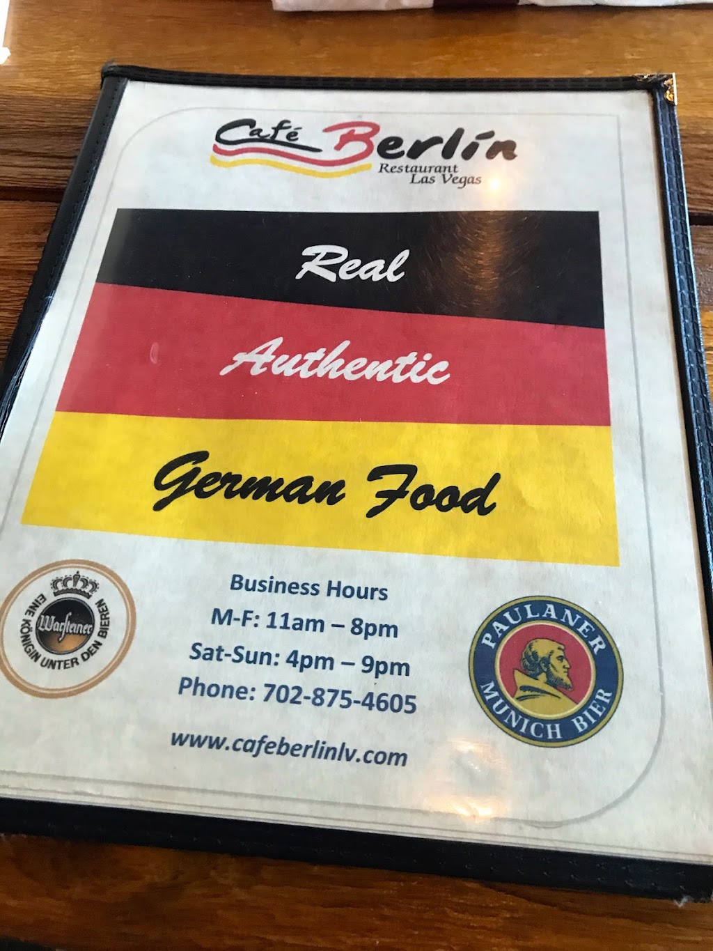 Cafe Berlin | 4850 W Sunset Rd #100-105, Las Vegas, NV 89118, USA | Phone: (702) 875-4605