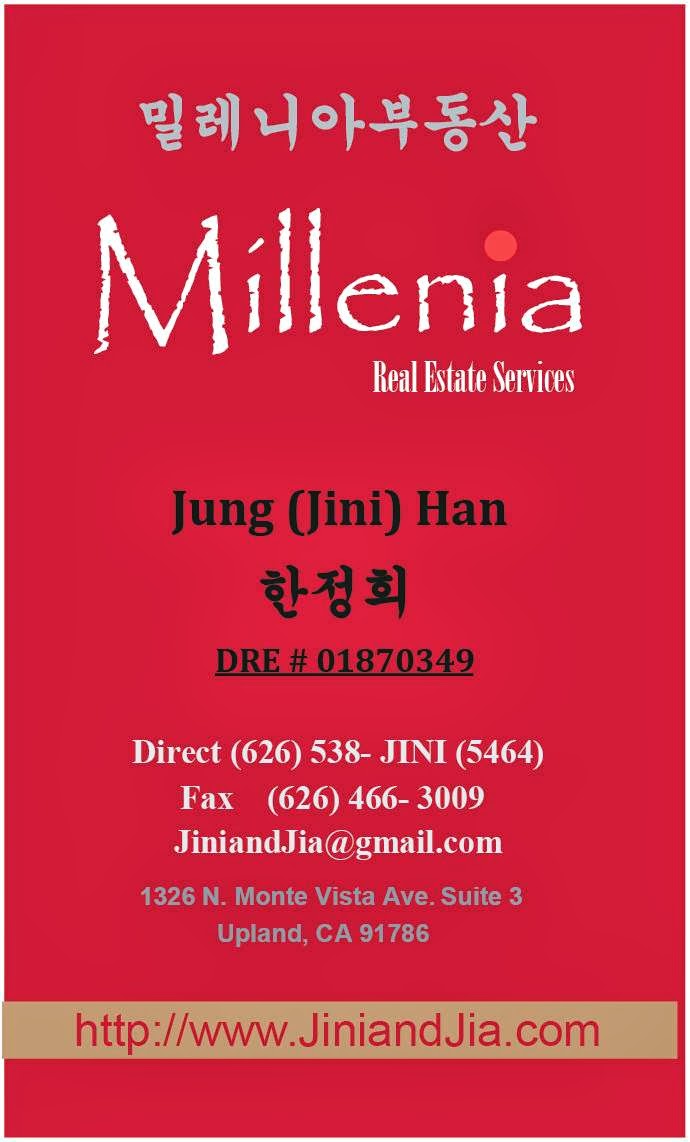 Milennia Real Estate Jini and Jia | 1326 Monte Vista Ave, Upland, CA 91786, USA | Phone: (626) 538-5464