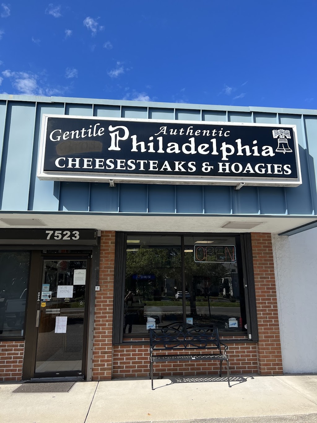Gentiles Authentic Philadelphia Cheesesteaks | 7523 S Tamiami Trail, Sarasota, FL 34231, USA | Phone: (941) 926-0441