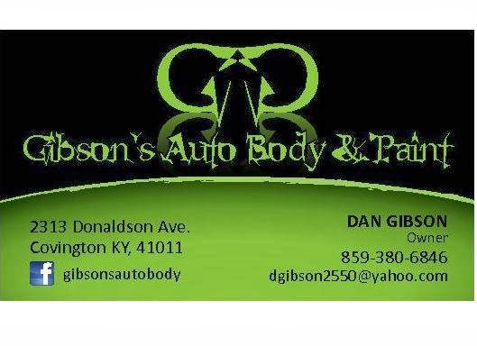 Gibsons Auto Body & Paint | 2313 Donaldson Ave, Covington, KY 41014, USA | Phone: (859) 380-6846
