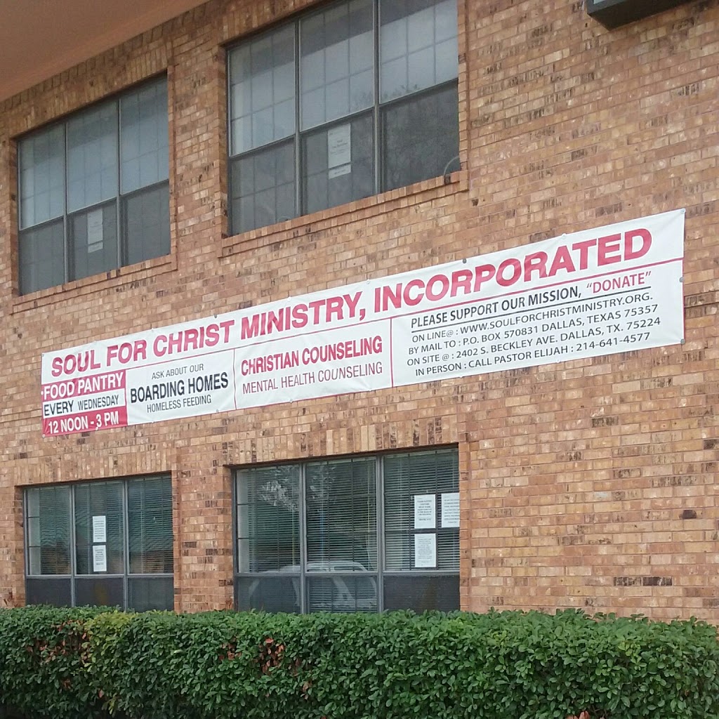 Soul For Christ Ministry Inc | 2402 S Beckley Ave, Dallas, TX 75224, USA | Phone: (214) 641-4577