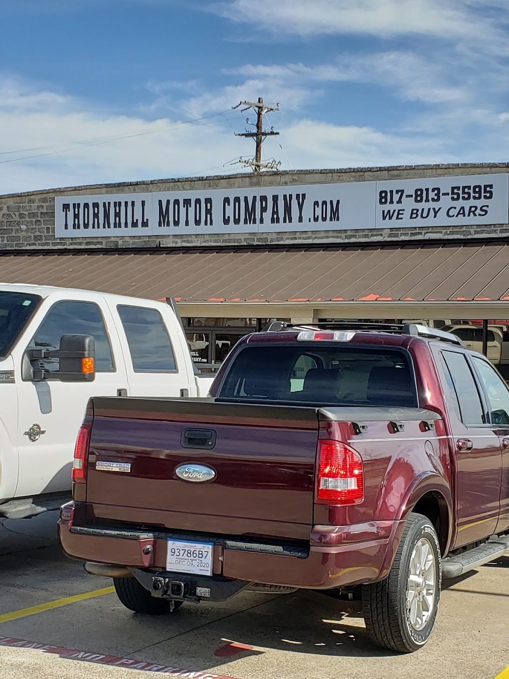 Thornhill Motor Company HO. | 3404 Fort Worth Hwy, Hudson Oaks, TX 76087, USA | Phone: (817) 813-5595