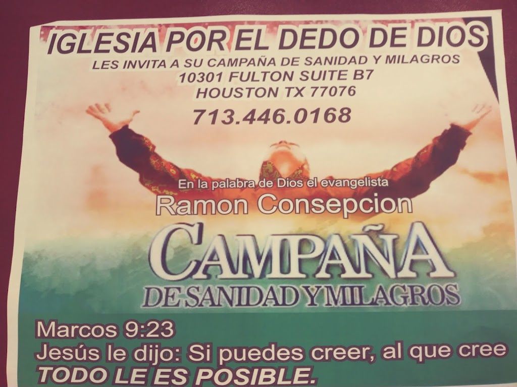 Iglesia Por El Dedo De Dios | 366 Rd 3554, Cleveland, TX 77327, USA | Phone: (713) 446-0168