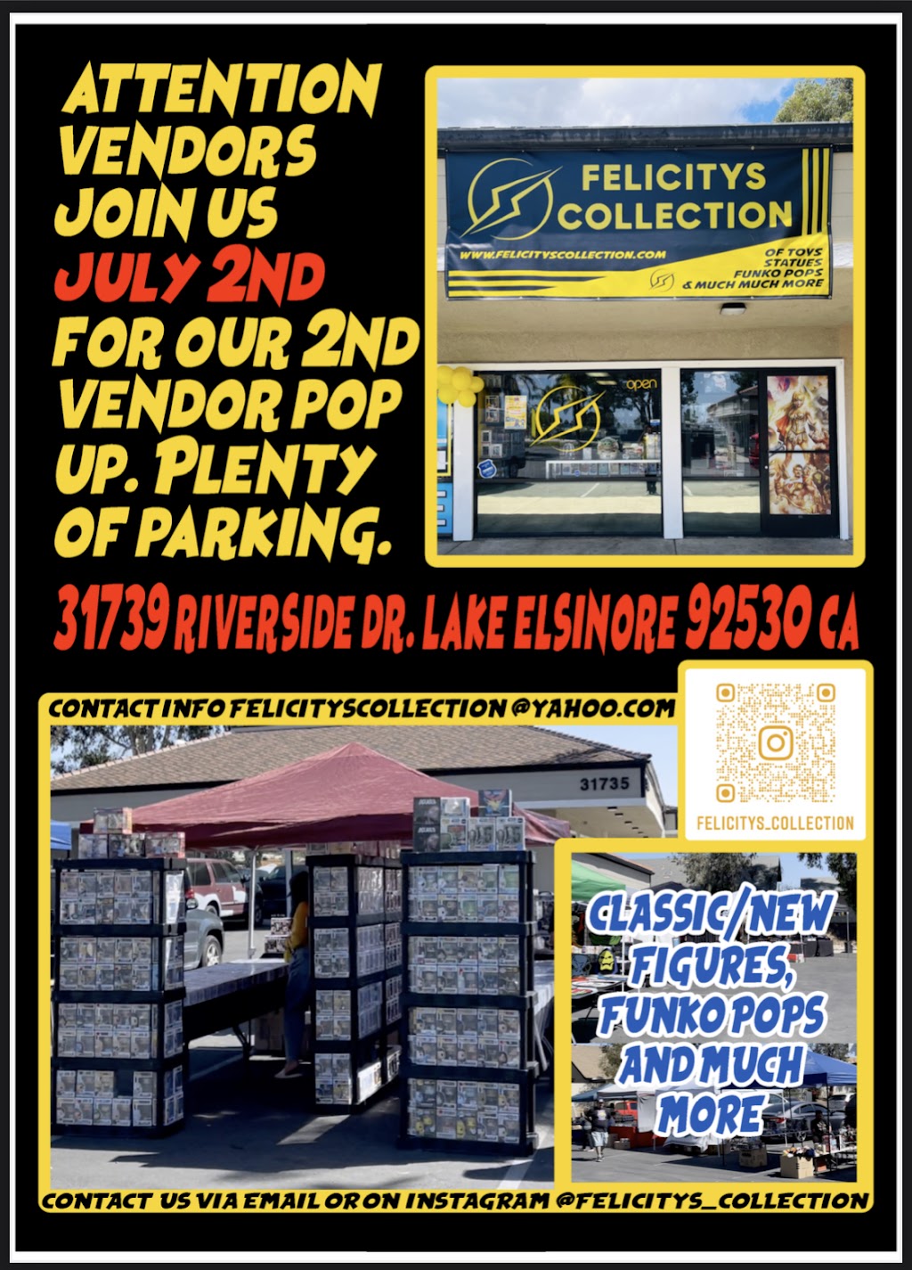 Felicitys Collection | 31739 Riverside Dr # M, Lake Elsinore, CA 92530, USA | Phone: (951) 399-0503