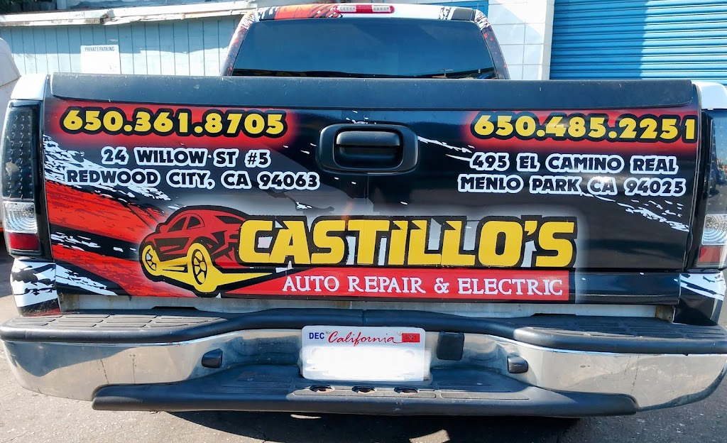 Auto Electric Castillo | 24 Willow St #5, Redwood City, CA 94063, USA | Phone: (650) 361-8705