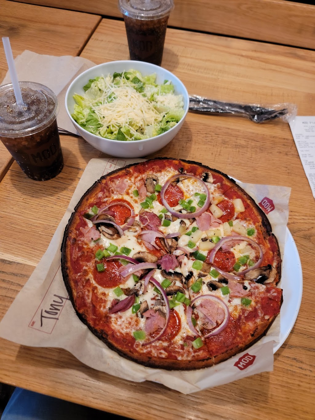 MOD Pizza | 18767 S Nogales Hwy Suite 105, Sahuarita, AZ 85614, USA | Phone: (520) 214-9914