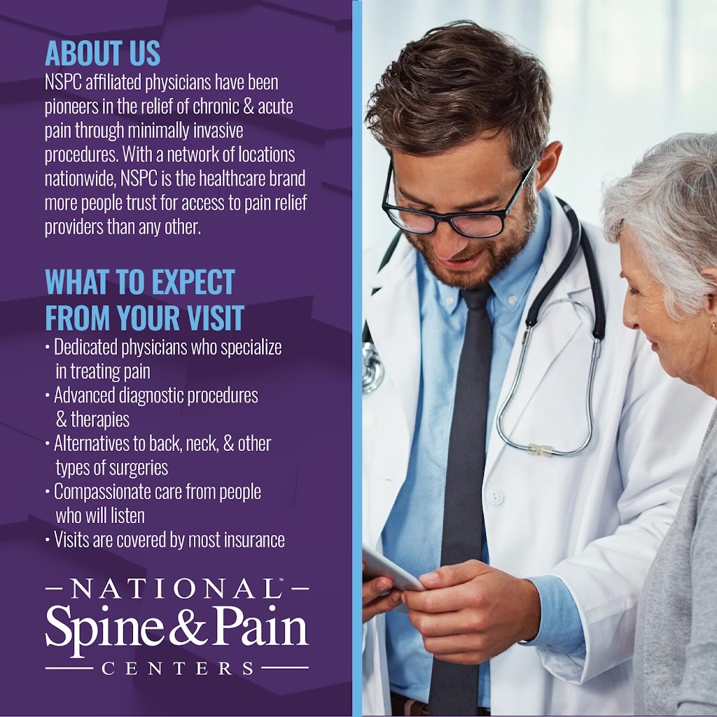 National Spine & Pain Centers - Columbia | 7120 Minstrel Way STE 106, Columbia, MD 21045, USA | Phone: (410) 290-9191