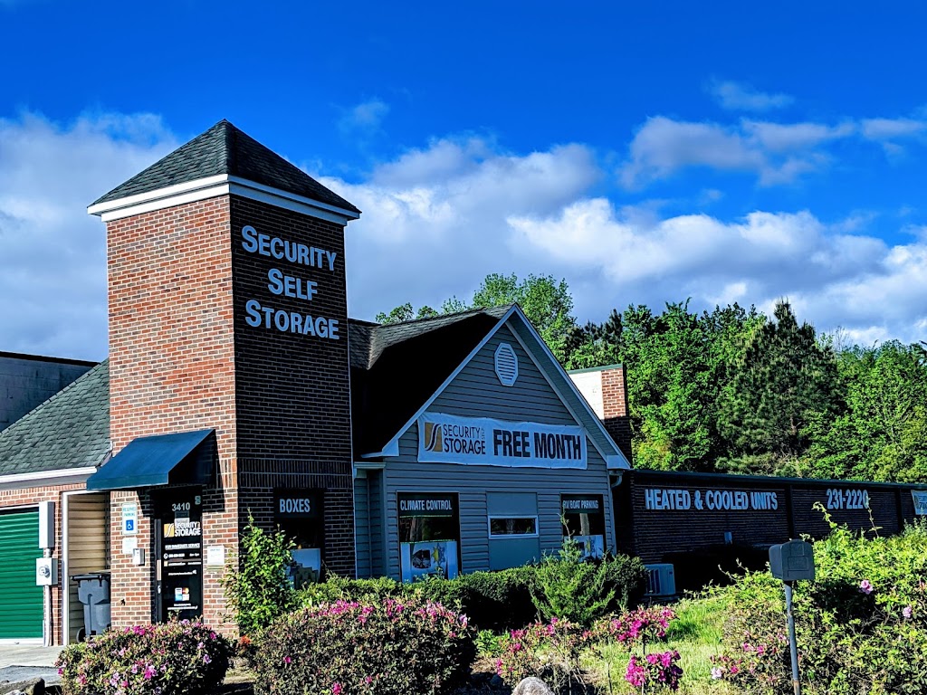 Security Self Storage - Downtown Raleigh | 3410 Middle Branch Rd, Raleigh, NC 27610, USA | Phone: (919) 231-2220