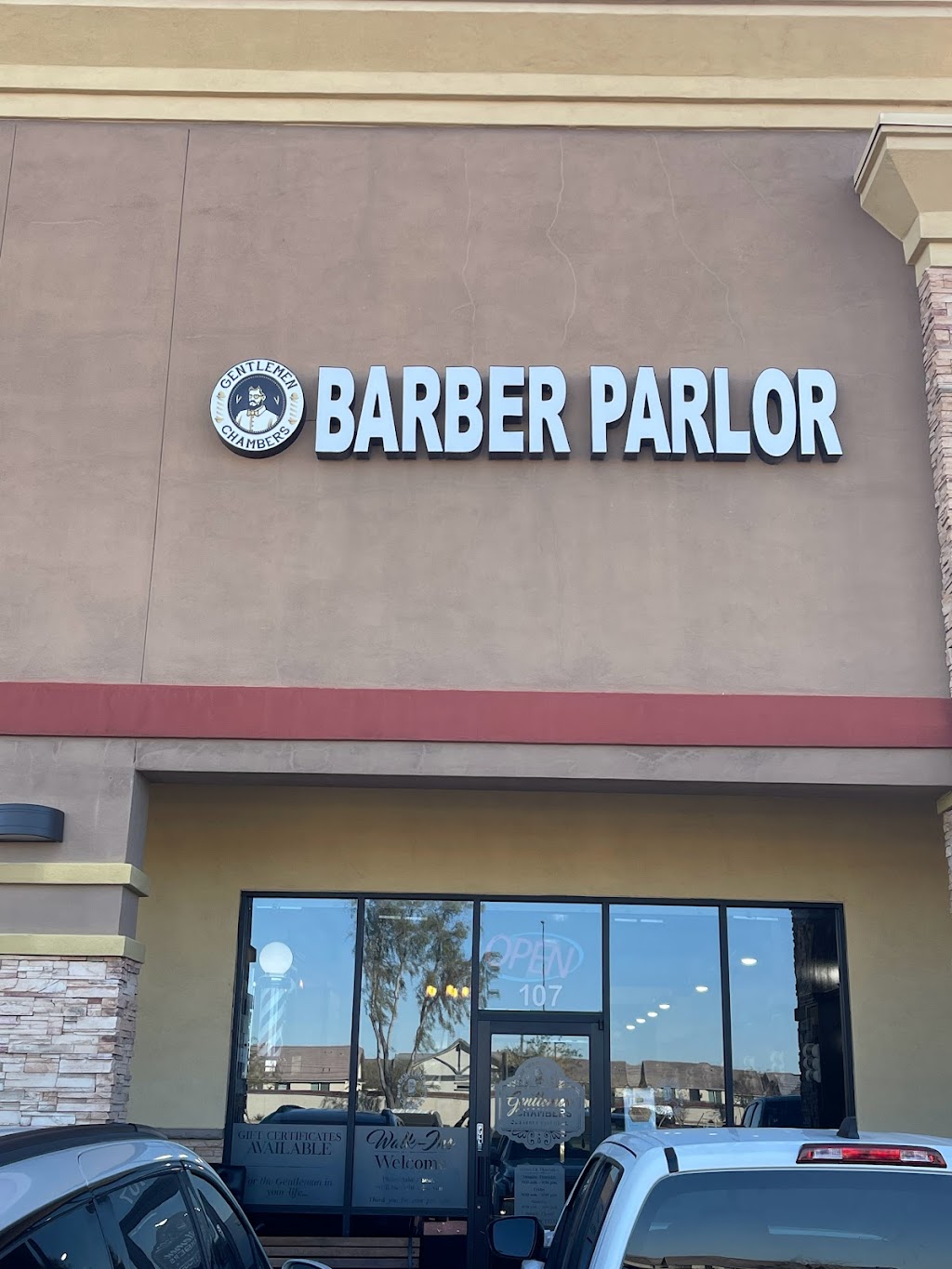 Gentlemen Chambers Barber Parlor | 2403 Pebble Creek Pkwy Suite 107, Goodyear, AZ 85395, USA | Phone: (623) 536-2127