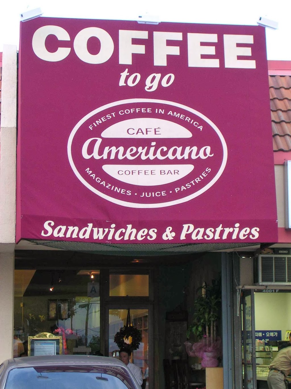 Cafe Americano | 4003 Wilshire Blvd, Los Angeles, CA 90005, USA | Phone: (213) 427-3637