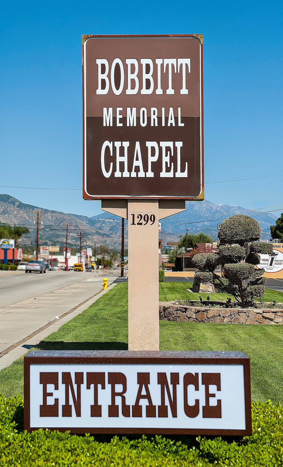 Bobbitt Memorial Chapel | 1299 E Highland Ave, San Bernardino, CA 92404, USA | Phone: (909) 882-3761 Bobbitt Memorial Chapel | 1299 E Highland Ave, San Bernardino, CA 92404, USA | Phone: (909) 882-3761