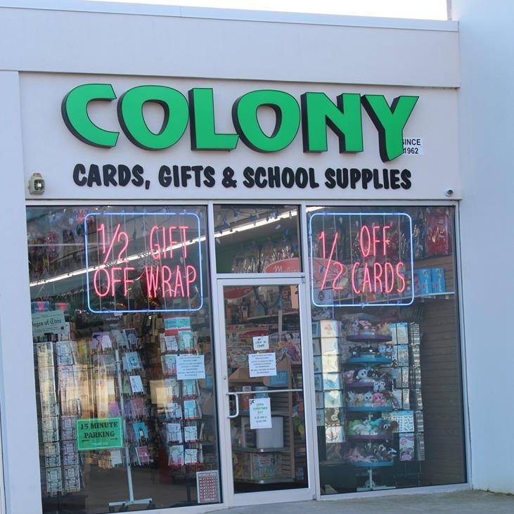 Colony Cards & Gifts | 1984 Merrick Rd, Merrick, NY 11566, USA | Phone: (516) 377-3735