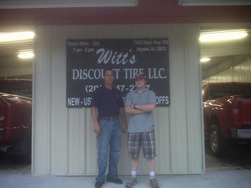 Witts Discount Tire, LLC | 7245 AL-160, Hayden, AL 35079, USA | Phone: (205) 647-2767