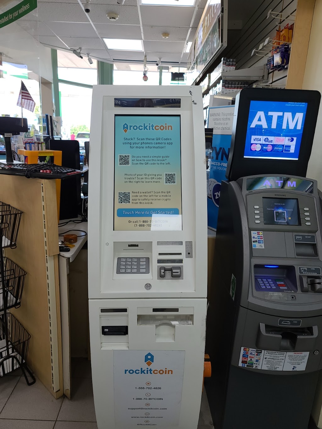 RockItCoin Bitcoin ATM | 1935 Boughton Rd, Woodridge, IL 60517, USA | Phone: (888) 702-4826