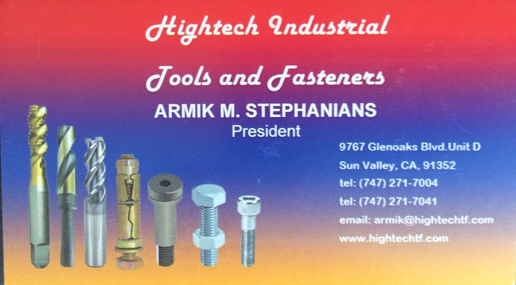 Hightech Indusrial Tools & Fastners | 9767 Glenoaks Blvd STE D, Sun Valley, CA 91352, USA | Phone: (661) 755-9908