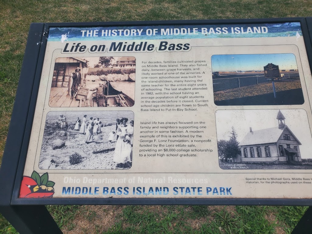 Middle Bass Island State Park | 1719 Fox, Middle Bass, OH 43446, USA | Phone: (419) 285-0311