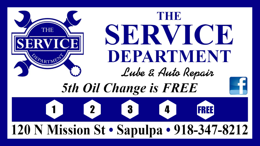 The Service Department | 120 N Mission St, Sapulpa, OK 74066, USA | Phone: (918) 347-8212