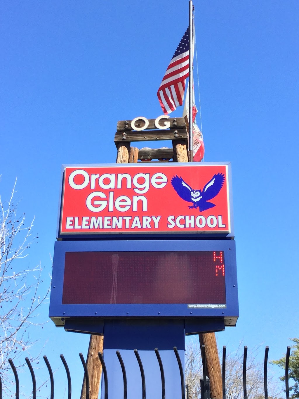 Orange Glen Elementary School | 2861 E Valley Pkwy, Escondido, CA 92027, USA | Phone: (760) 432-2487