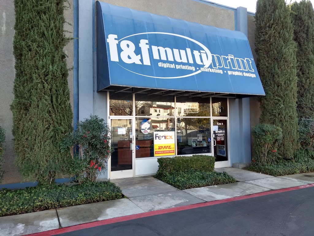 F&F Multiprint | 1301 E Beamer St STE D, Woodland, CA 95776, USA | Phone: (530) 666-3102