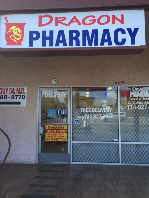 Dragon Pharmacy | 5839 Westminster Blvd., Westminster, CA 92683, USA | Phone: (714) 927-7871