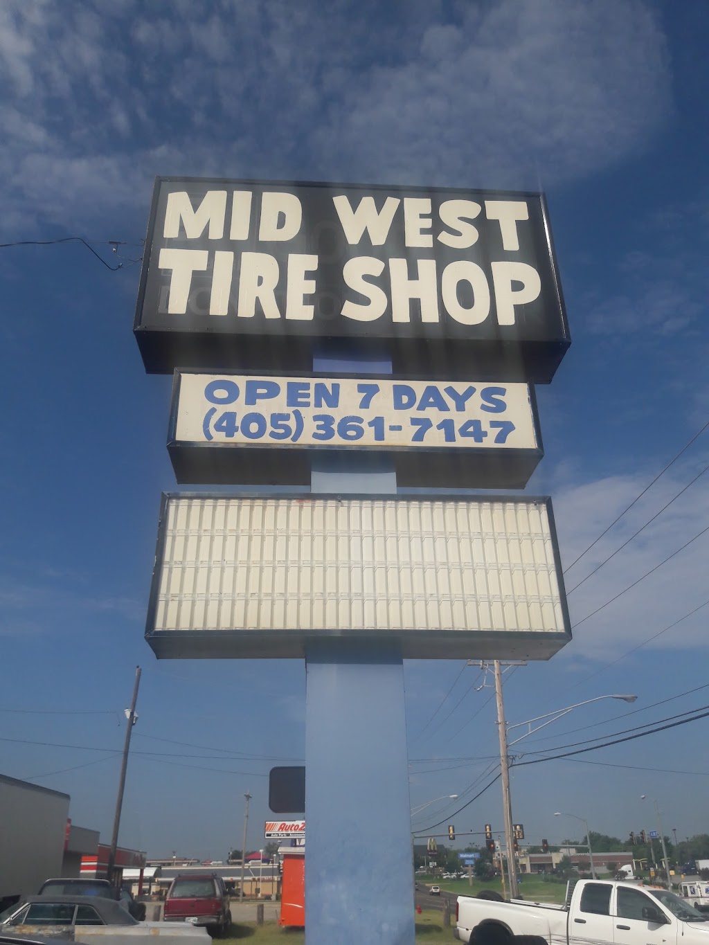 Mid West Tire Shop | 9128 NE 23rd St, Oklahoma City, OK 73141, USA | Phone: (405) 361-7147