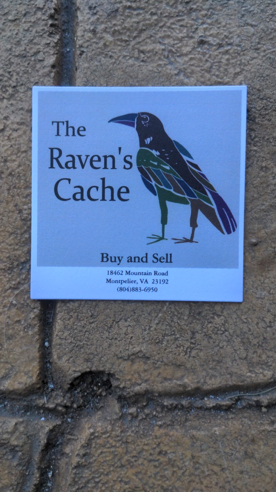 The Ravens Cache | 18462 Mountain Rd, Montpelier, VA 23192, USA | Phone: (804) 883-6950