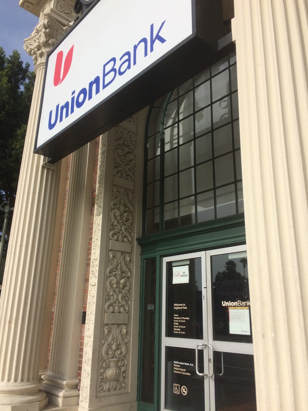 Union Bank | 6301 N Figueroa St, Los Angeles, CA 90042, USA | Phone: (323) 254-3428