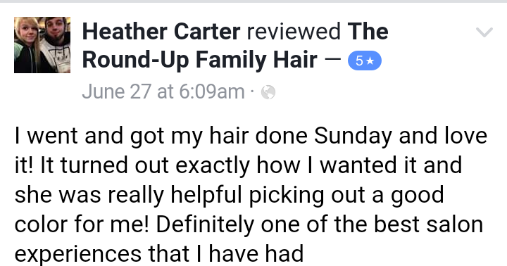 The Round-up Family Hair | 18089 OR-211, Molalla, OR 97038 | Phone: (503) 847-4911