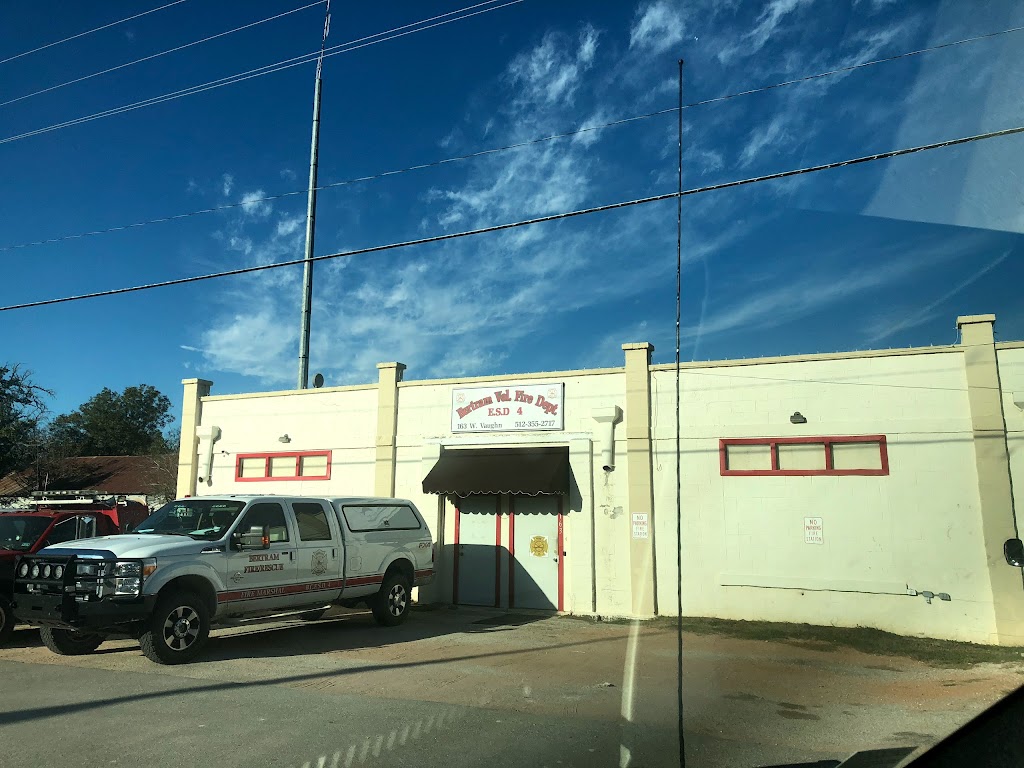 Bertram Fire Department | 163 W Vaughan St B, Bertram, TX 78605, USA | Phone: (512) 355-2717