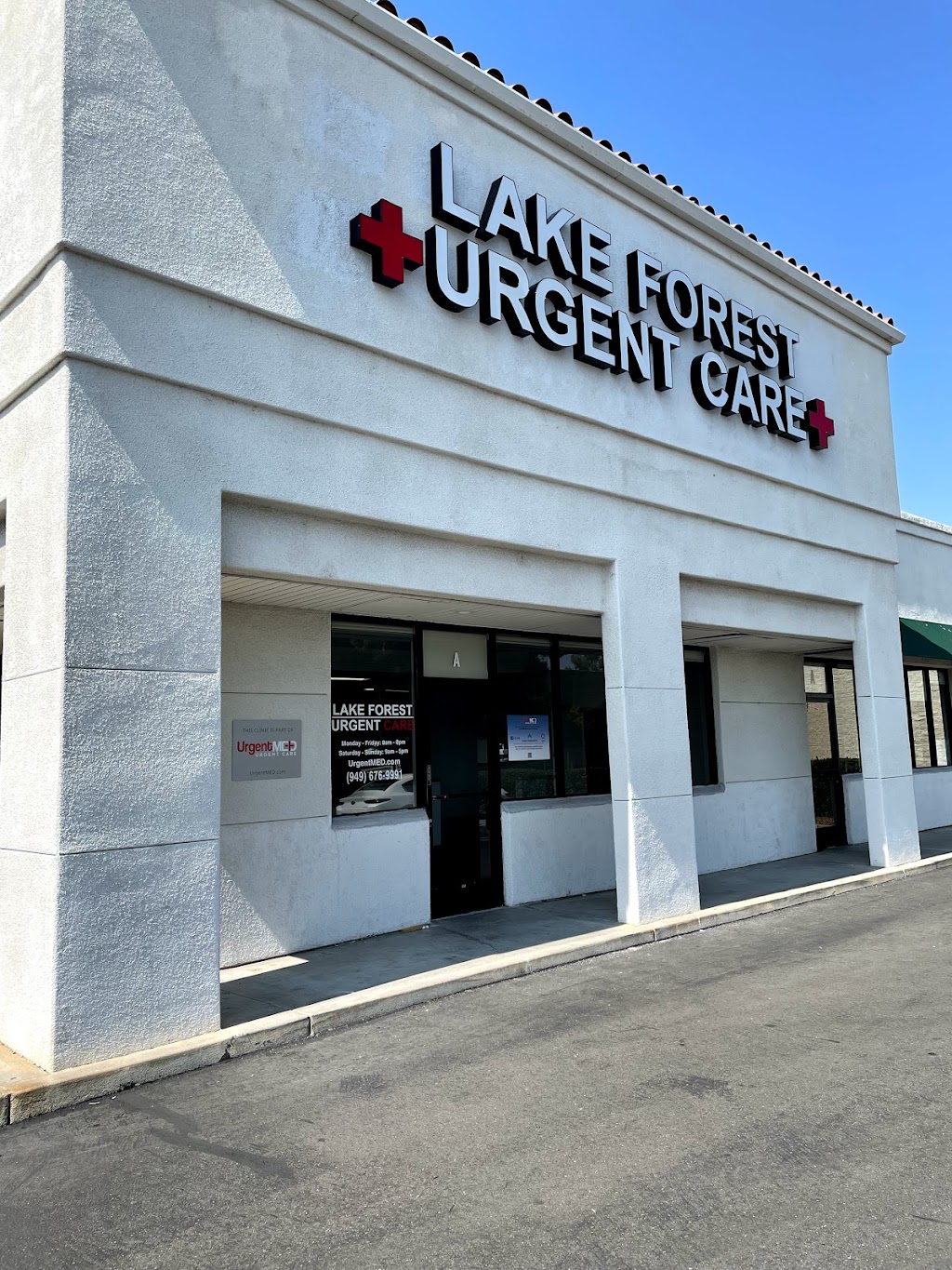 Lake Forest Urgent Care | 22855 Lake Forest Dr A, Lake Forest, CA 92630, USA | Phone: (949) 676-9991