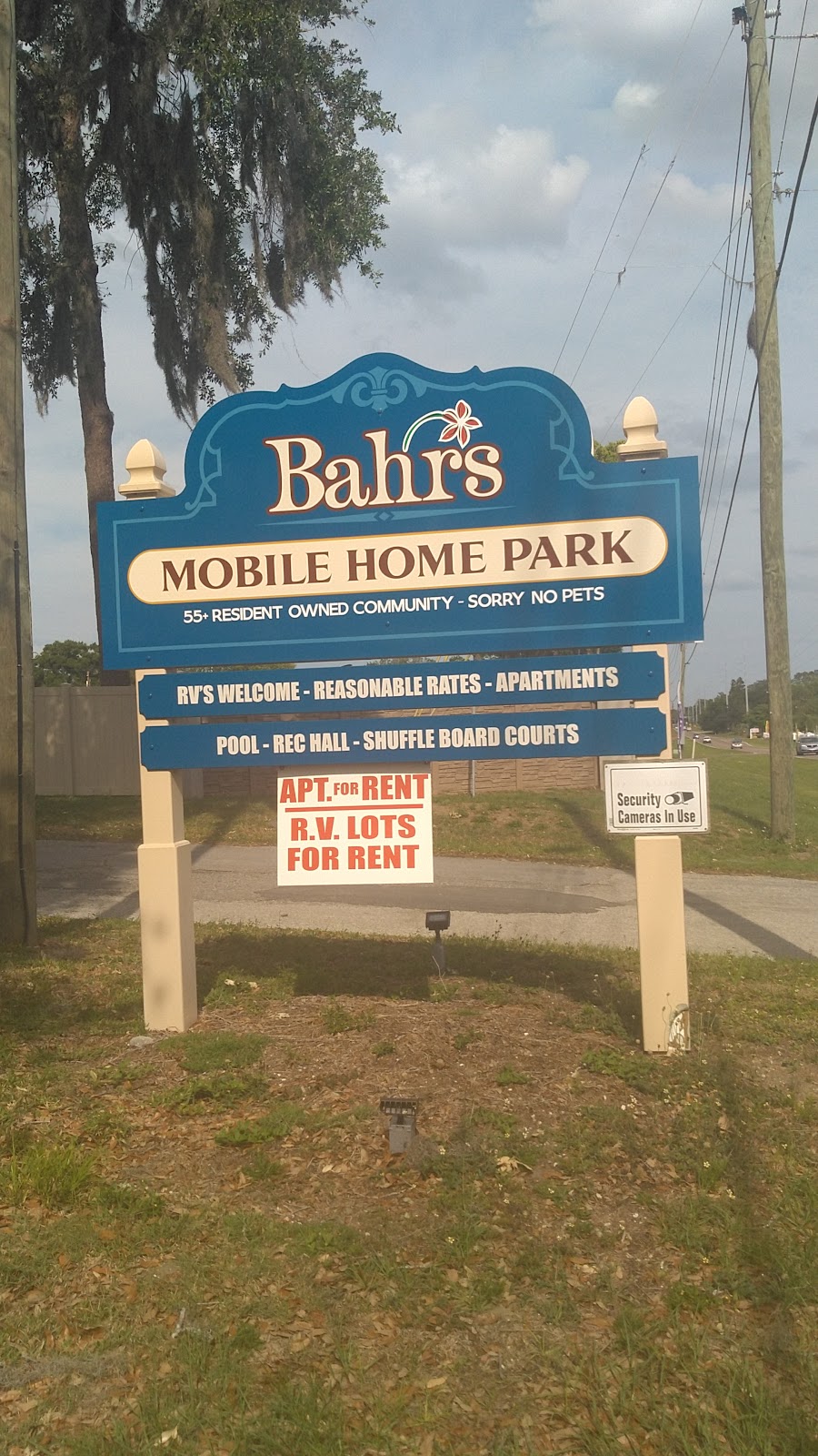 Bahrs RV & Mobile Home Owners | 39444 Bloss Dr, Zephyrhills, FL 33542, USA | Phone: (813) 782-7201