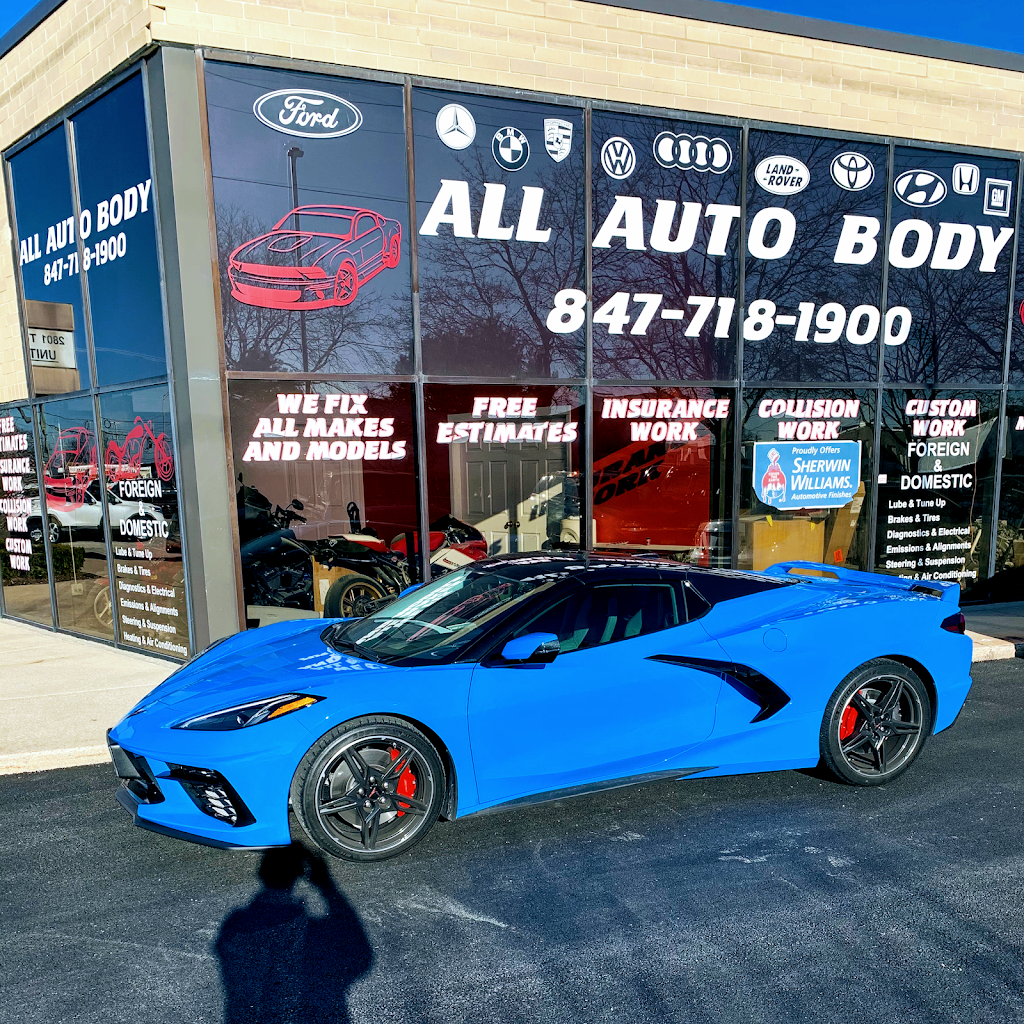 All Auto Body Inc. | F, 2801 Touhy Ave, Elk Grove Village, IL 60007, USA | Phone: (847) 718-1900