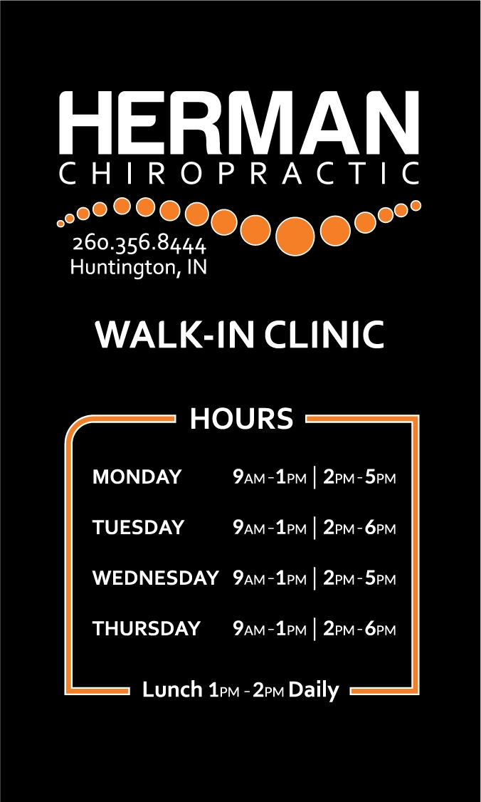 Herman Chiropractic | 1217 S Jefferson St Suite A, Huntington, IN 46750, USA | Phone: (260) 356-8444