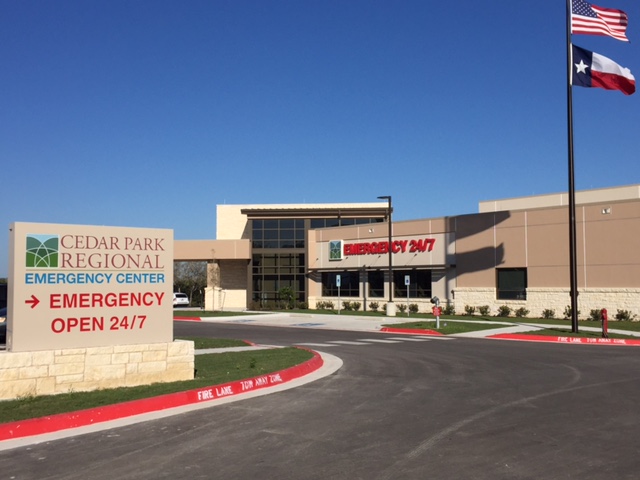 Cedar Park Regional Emergency Center | 1751 Crystal Falls Pkwy, Leander, TX 78641, USA | Phone: (512) 379-3500