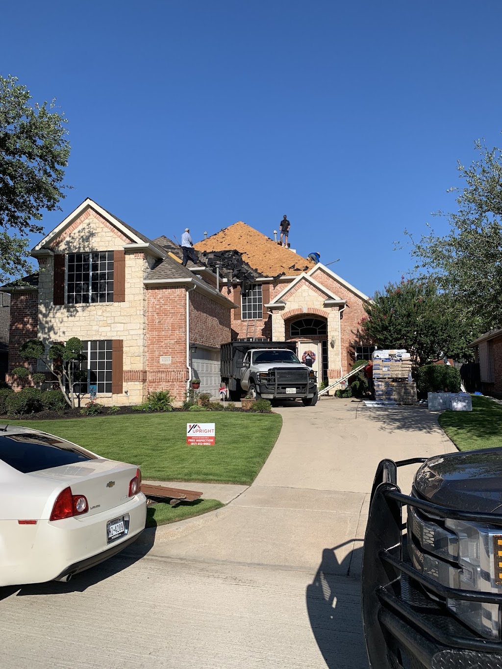 Upright Roofing and Construction | 4451 Dale Earnhardt Blvd C40, Northlake, TX 76262, USA | Phone: (817) 405-3930