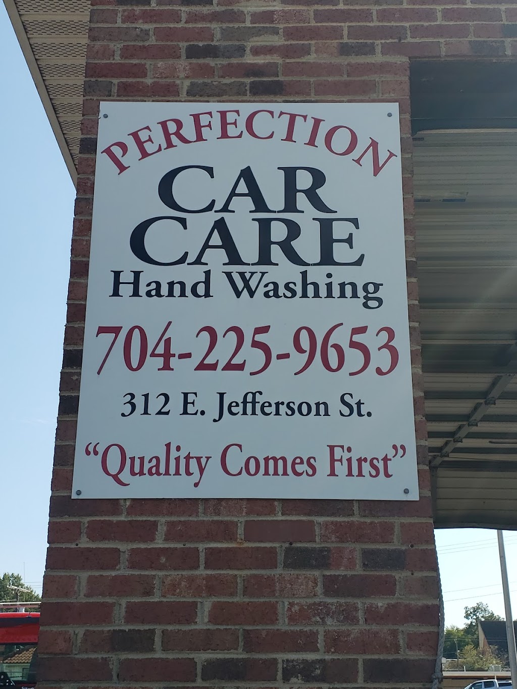 Perfection Car Care | 312 E Jefferson St, Monroe, NC 28112, USA | Phone: (704) 225-9653